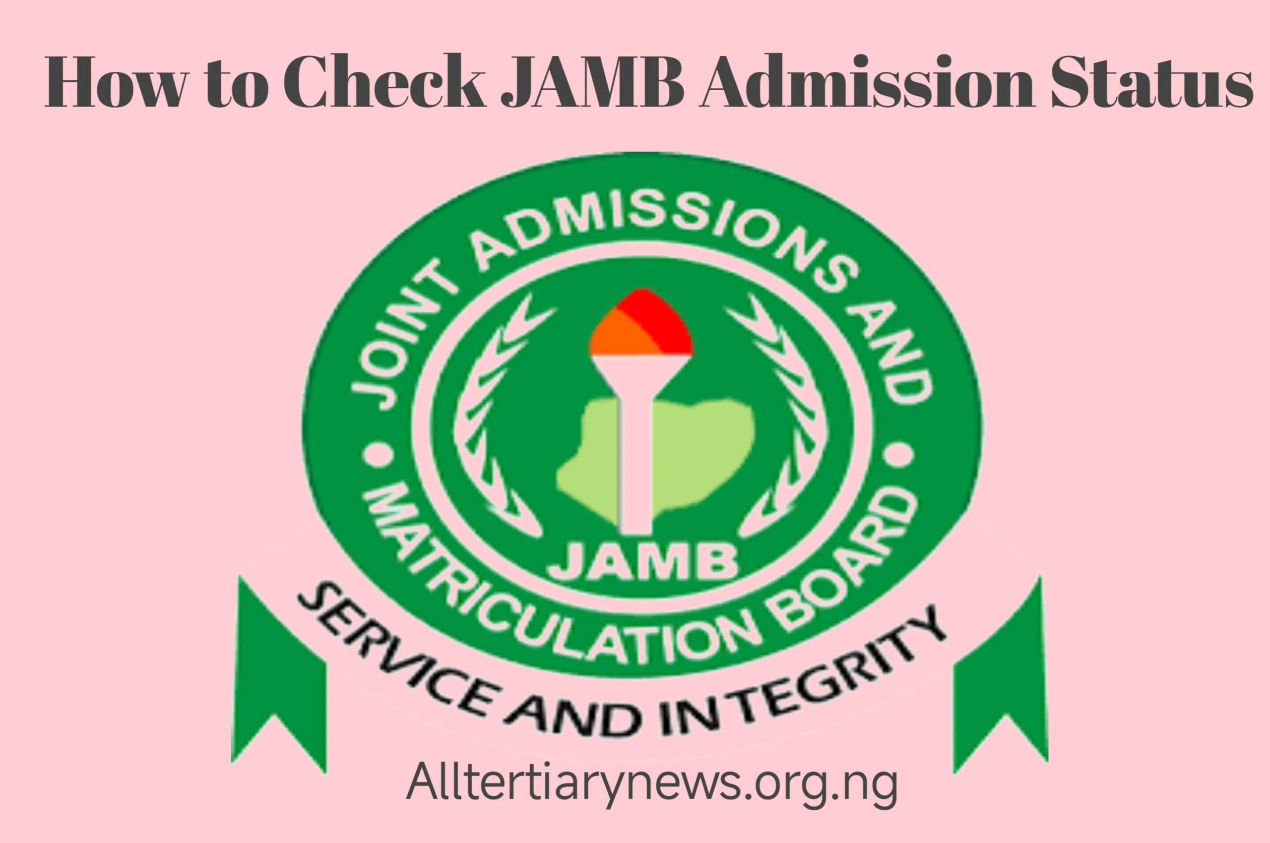 JAMB Logo || How to Check JAMB Admission Status