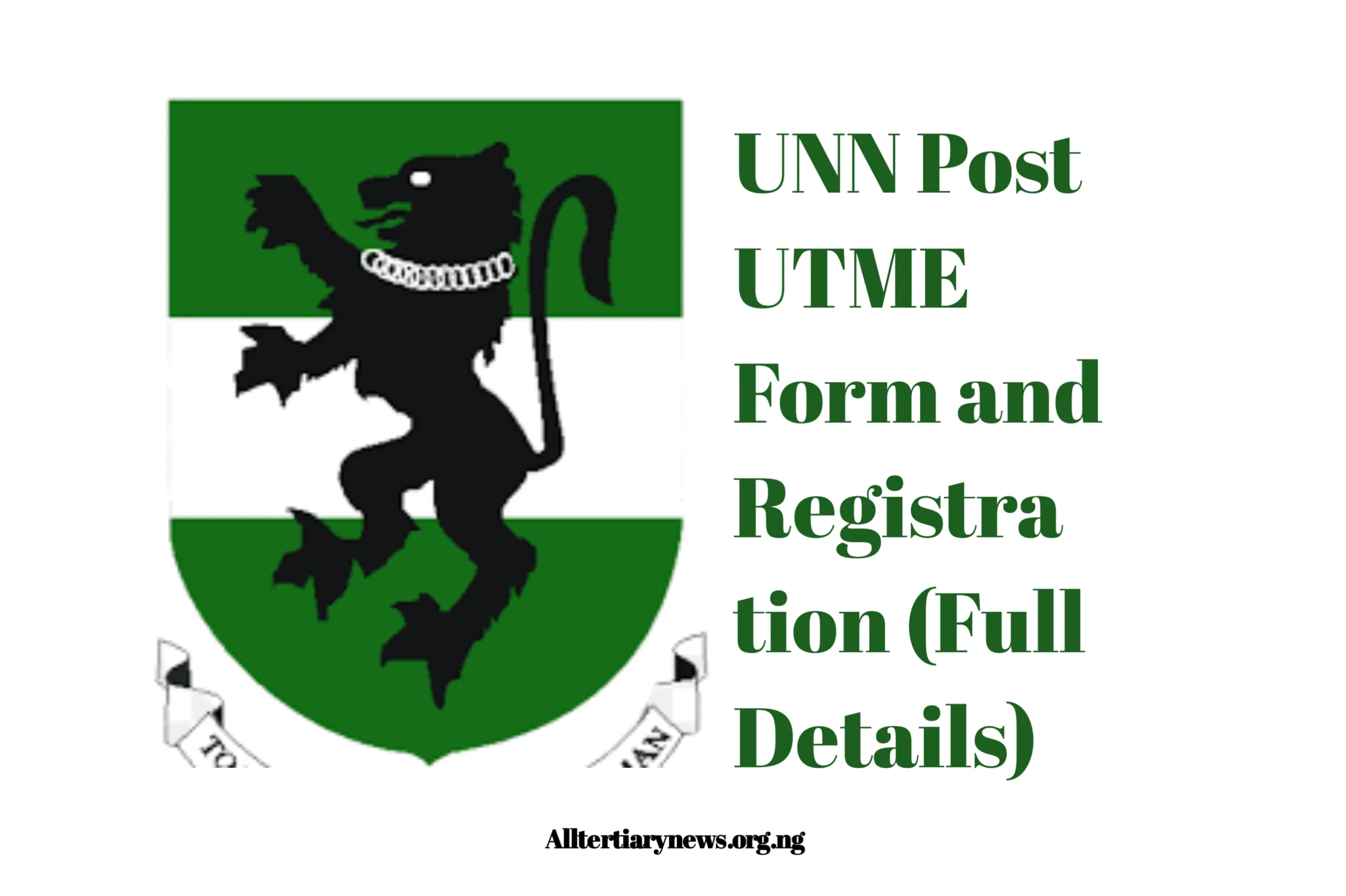 UNN Image || UNN Post UTME Form
